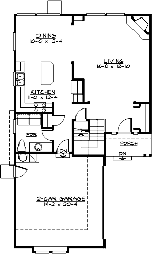Main Floor Plan: 88-204