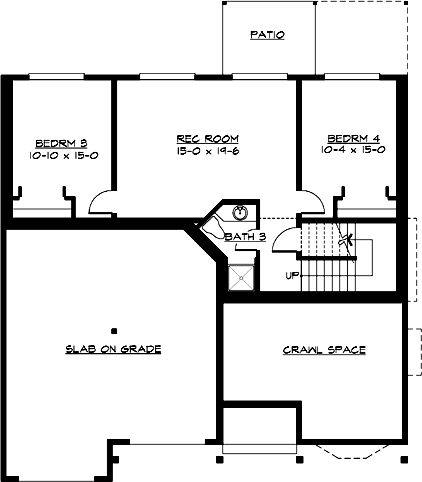 Lower Floor Plan: 88-210