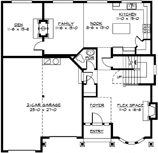 Main Floor Plan: 88-211