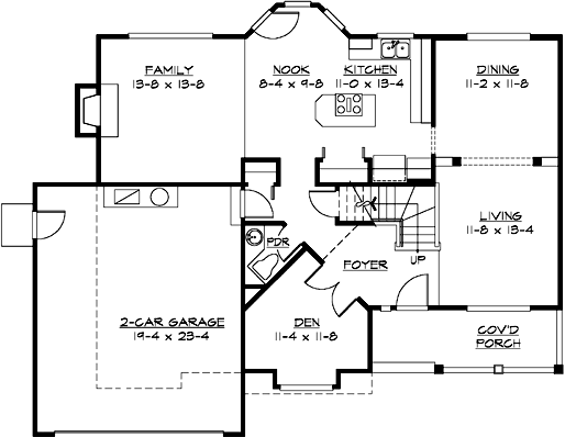 Main Floor Plan: 88-213