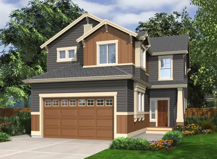 Craftsman house plans 88-215 - front exterior, 2,008 sq ft, 3 bed, 2 bath house plans | Monster House Plans