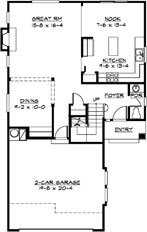 Main Floor Plan: 88-215