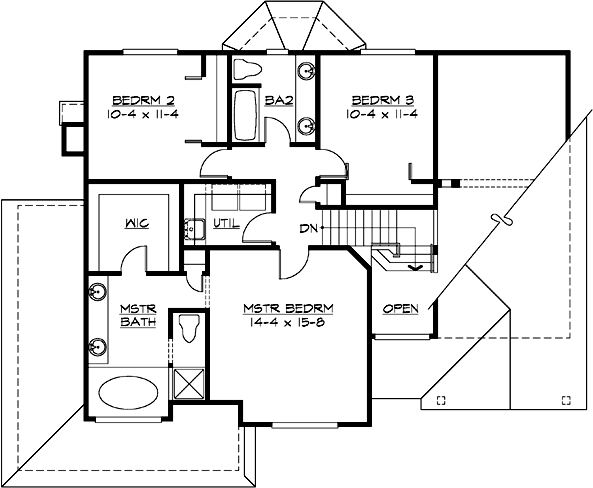 Upper/Second Floor Plan: 88-217