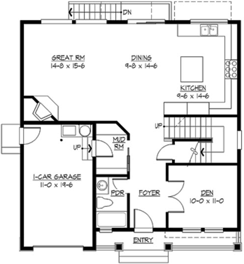 Main Floor Plan: 88-218