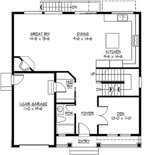 Main Floor Plan: 88-219