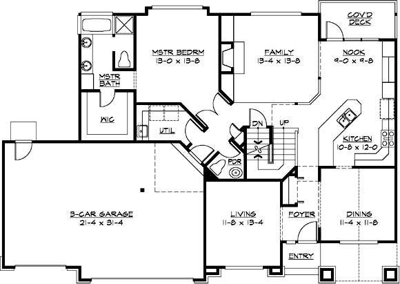 Main Floor Plan: 88-220