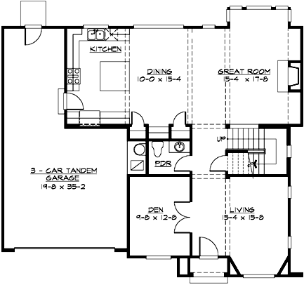 Main Floor Plan: 88-221