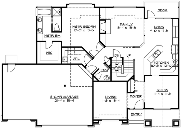 Main Floor Plan: 88-222