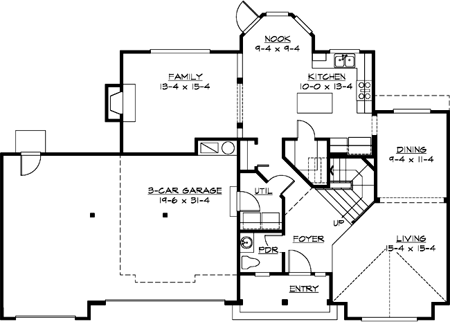 Main Floor Plan: 88-223