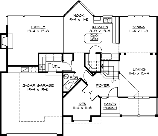 Main Floor Plan: 88-237