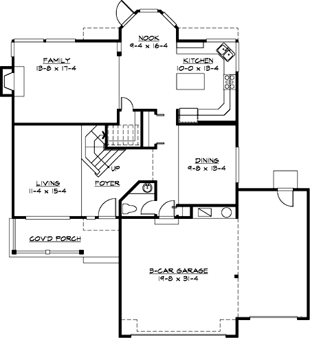 Main Floor Plan: 88-240