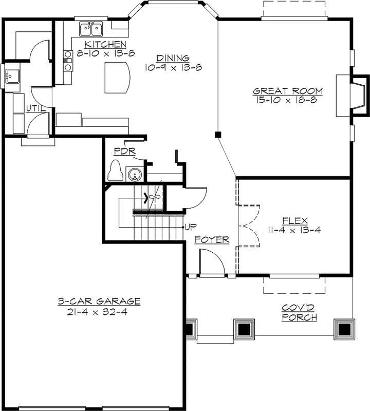 Main Floor Plan: 88-242