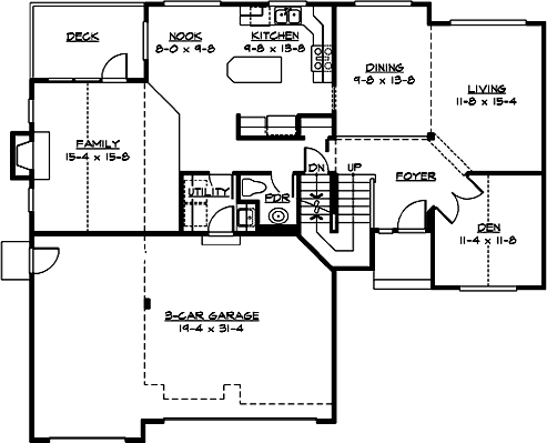 Main Floor Plan: 88-243