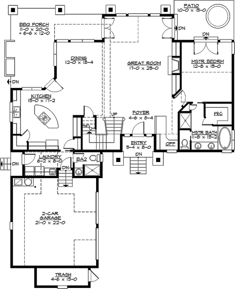 Main Floor Plan: 88-244