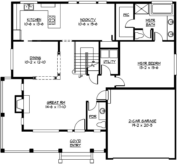 Main Floor Plan: 88-245
