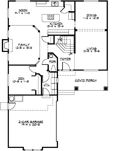 Main Floor Plan: 88-246
