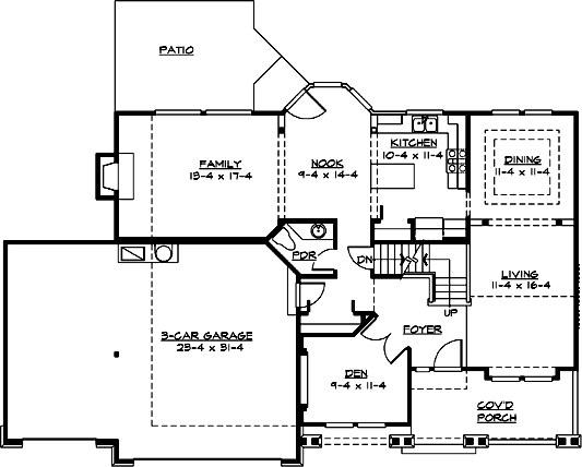 Main Floor Plan: 88-251