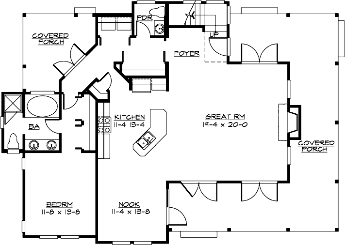 Main Floor Plan: 88-252