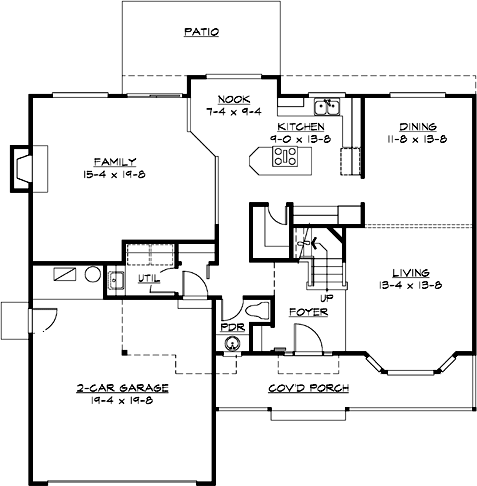 Main Floor Plan: 88-253