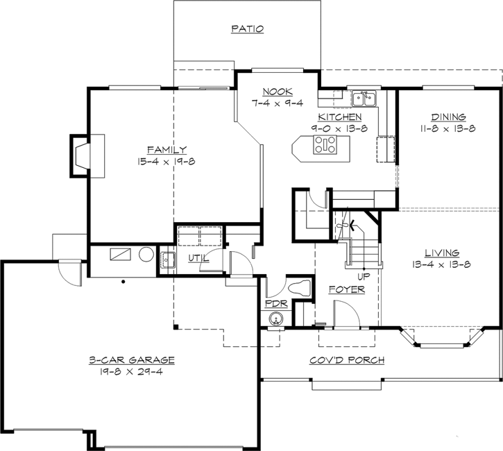 Main Floor Plan: 88-254