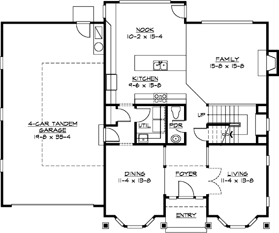 Main Floor Plan: 88-259