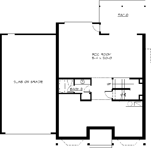 Lower Floor Plan: 88-260