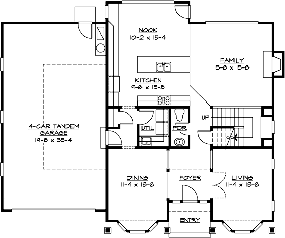 Main Floor Plan: 88-261