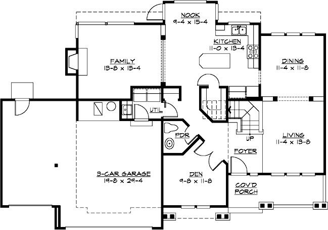 Main Floor Plan: 88-263