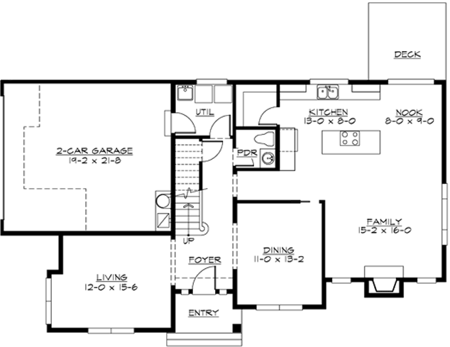 Main Floor Plan: 88-264