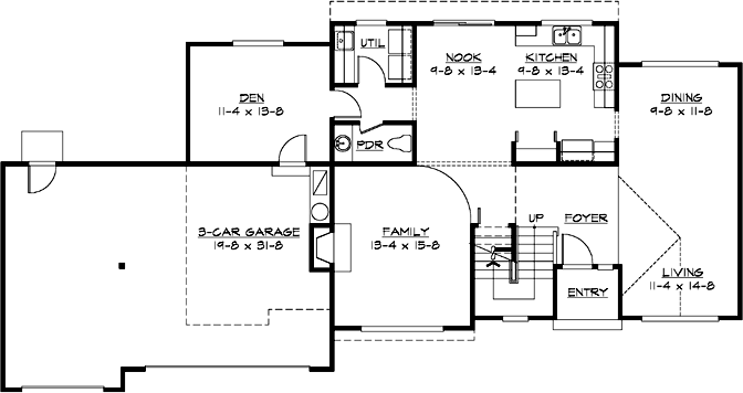 Main Floor Plan: 88-271
