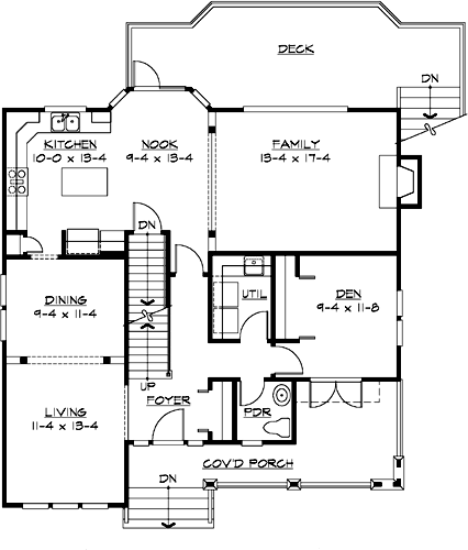 Main Floor Plan: 88-272