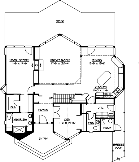 Main Floor Plan: 88-273