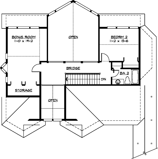Upper/Second Floor Plan: 88-273