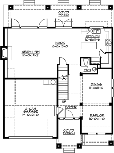 Main Floor Plan: 88-276