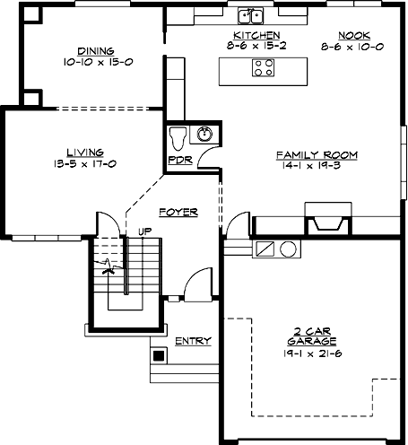 Main Floor Plan: 88-286