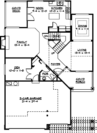 Main Floor Plan: 88-288