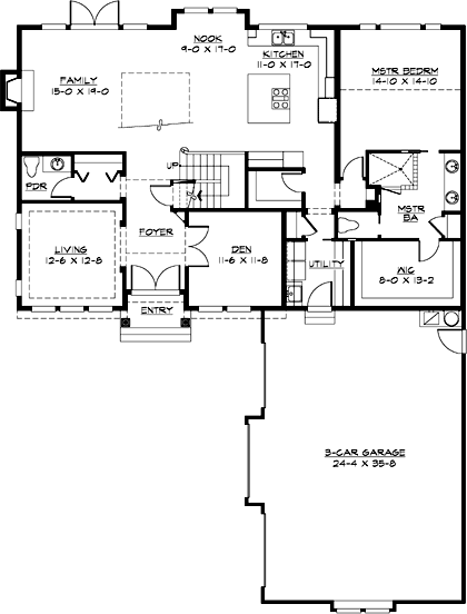 Main Floor Plan: 88-291