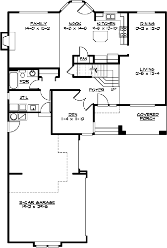 Main Floor Plan: 88-292