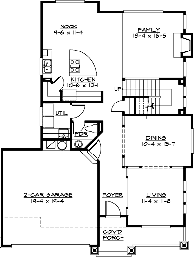 Main Floor Plan: 88-293