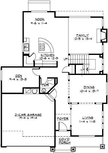 Main Floor Plan: 88-294