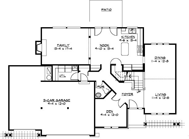 Main Floor Plan: 88-296