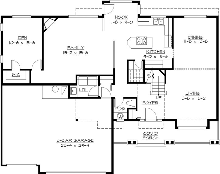 Main Floor Plan: 88-298