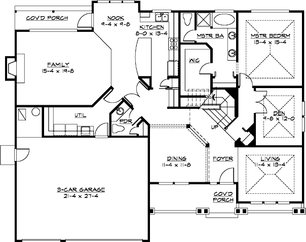Main Floor Plan: 88-299