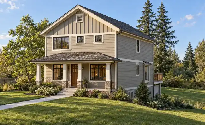 Country house plans 88-300 - front exterior, 2,457 sq ft, 4 bed, 3 bath house plans | Monster House Plans