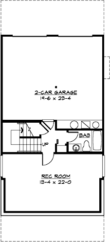Lower Floor Plan: 88-300