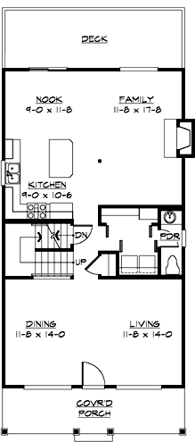 Main Floor Plan: 88-300
