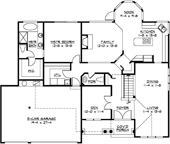 Main Floor Plan: 88-301