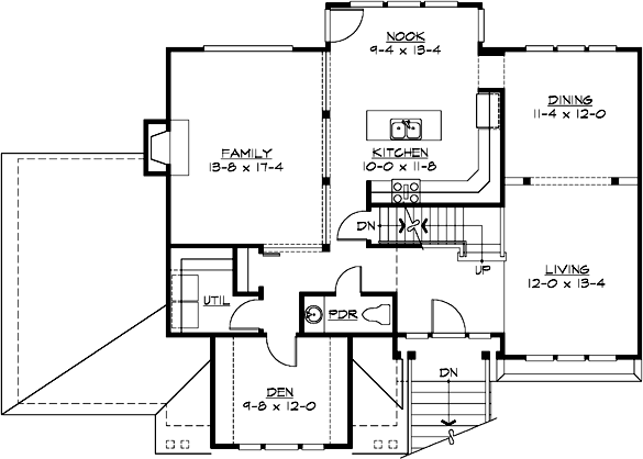 Main Floor Plan: 88-303