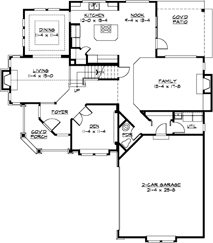 Main Floor Plan: 88-305
