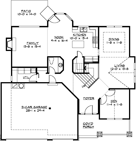Main Floor Plan: 88-308